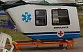 Detached ambulance cargo module for a Ka-226