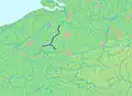 The course of the Dender