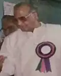 Kaderbad Ravindranath with Vijay Bhaskar Reddy Chief Minister of Andhra Pradesh (cropped).jpg