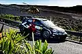 Kalle Rovanperä with his Toyota GR Yaris Rally1 at the 2025 WRC season