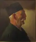 The Kamal-ol-molk profile portrait, 1925