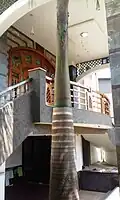 The mosque interior in 2016