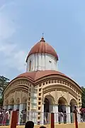 Kanakeswar Shiva temple, eka ratna, with verandah all round.