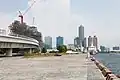 Kaohsiung Music Center under construction in 2017 from Pier 2 Art District