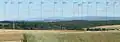 Panorama of Giant Mountains from the north (from Poland) in summer