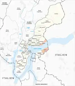 Location of Gandria