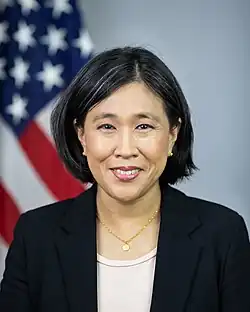 Katherine Tai United States Trade Representative (announced December 10)[96]