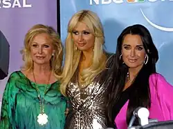 Three smiling women