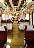 Original 2-door configuration with transverse seating in August 2000