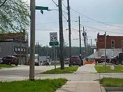 Downtown Keithsburg in April&nbsp;2017