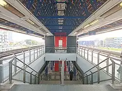 The platform.