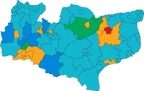 2025 results map