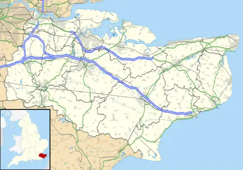 Kent is located in Kent