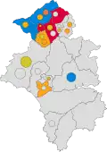 2003 results map