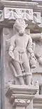 Nandi Sculpture on outer wall