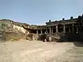 Frontside of the caves