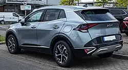 Rear view (SWB)
