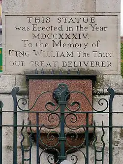 Dedicatory plaque