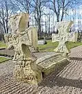 Romanesque tomb at the medieval church of Kinneved