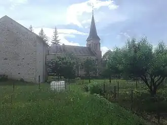 The church in Saint-Victor-sur-Ouche