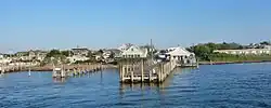 Kismet, as seen from the Fire Island Ferry in the summertime