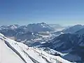 View looking northeast from the Kitzbüheler Horn