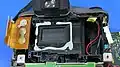 The Kodak DCS315 DSLR camera with Nikon Pronea 6i body showing the existing unused film transport mechanism