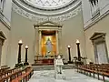 Shrine with the statue Christus
