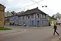 Typical worker houses on cross of Artilērijas and Krāsotāju streets.