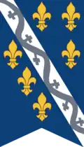 Kingdom of Bosnia (1377-1463) flag