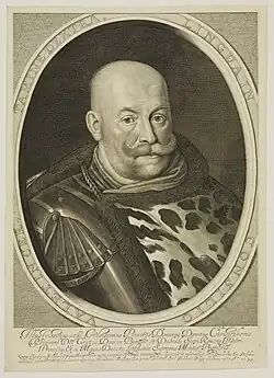 Image 6Hetman Kristupas II Radvila (Krzysztof Radziwiłł, 1585–1640), a Lithuanian Calvinist and an accomplished military commander (from History of Lithuania)