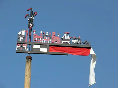 Kursenieki flag