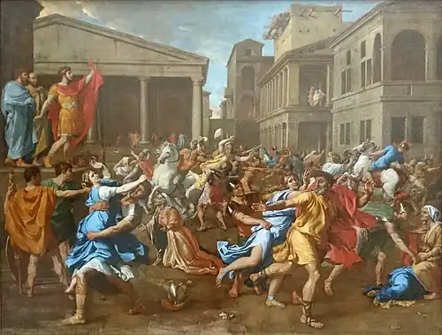 The Rape of the Sabine Women, c. 1638, Louvre