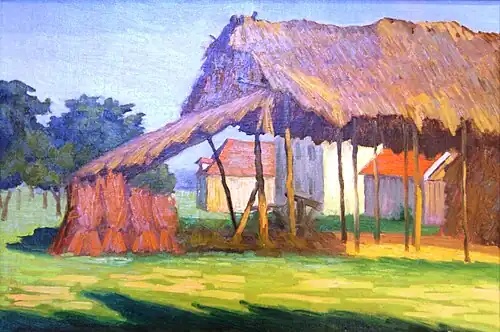 Hangar with a Thatched Roof
