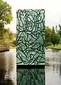 'LEDA AND THE SWAN' 1999 Bert van Loo for the Government of Haarlemmermeer in Zwanenwater (Swanwater), Nieuw Vennep, the Netherlands.[10]