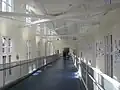 One of the bridging corridors between buildings