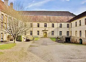 The old monastery in La Roche-Morey