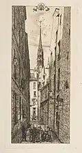 La Rue des Chantres, 1862