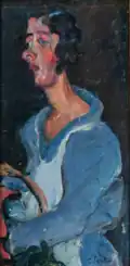 The Cook (Women in Blue) (c. 1935) oil on canvas, Museo Botero