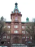 Lafayette High School, Entrance Detail, December 2009