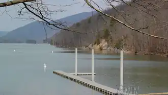 Boat launch at Lake Moomaw