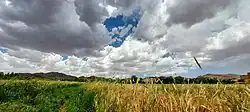 Summer landscape near the village of Yerjan