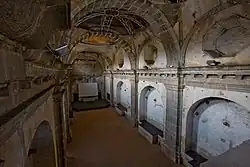 Inside the church in 2000