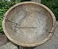 Late 19th century wooden bowl from Kungälv municipality, Sweden