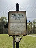 Informational sign for the Lauderdale Springs Confederate-Union Cemetery