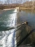 Diversion dam at Laurel
