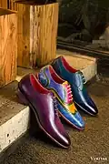 Wholecut with brogue oxford and blucher