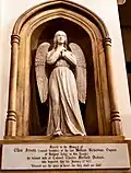 Monument in chancel