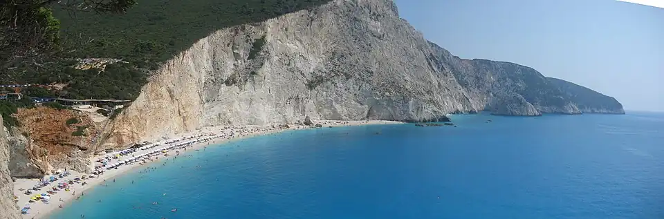 Porto Katsiki beach, Lefkada. 2007.