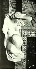 Left Caryatid in the chimneypiece by Alfred Stevens 1908.
